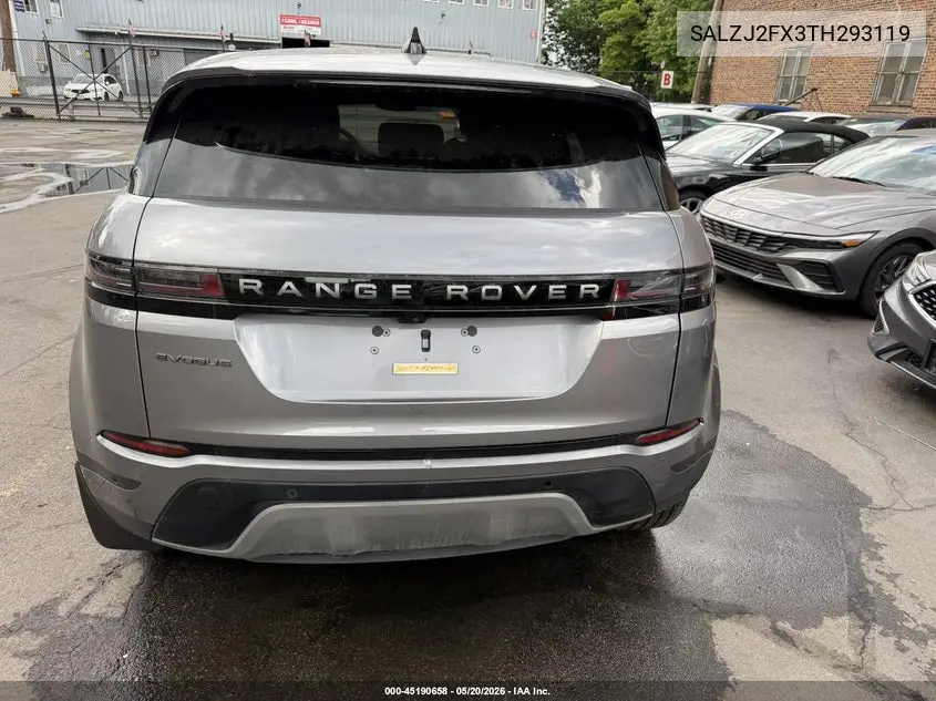 2026 Land Rover Range Rover Evoque S VIN: SALZJ2FX3TH293119 Lot: 45190658