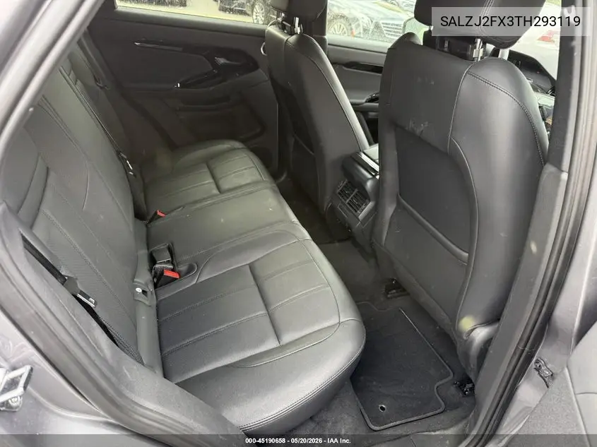 2026 Land Rover Range Rover Evoque S VIN: SALZJ2FX3TH293119 Lot: 45190658