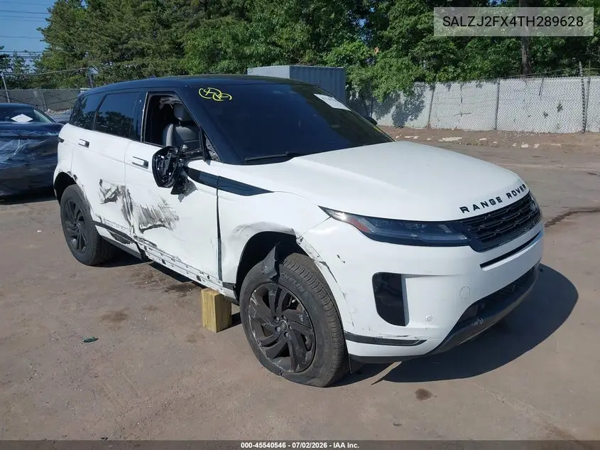 2026 Land Rover Range Rover Evoque S VIN: SALZJ2FX4TH289628 Lot: 45540546