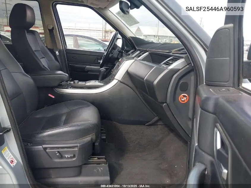 SALSF25446A960593 2006 Land Rover Range Rover Sport Hse