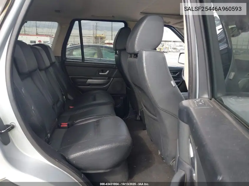 SALSF25446A960593 2006 Land Rover Range Rover Sport Hse