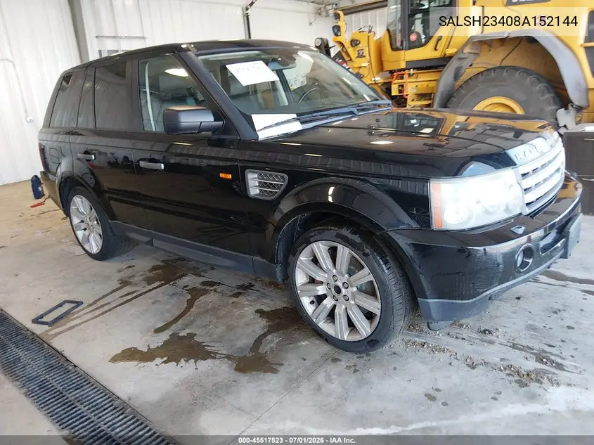 2008 Land Rover Range Rover Sport VIN: SALSH23408A152144 Lot: 45517523