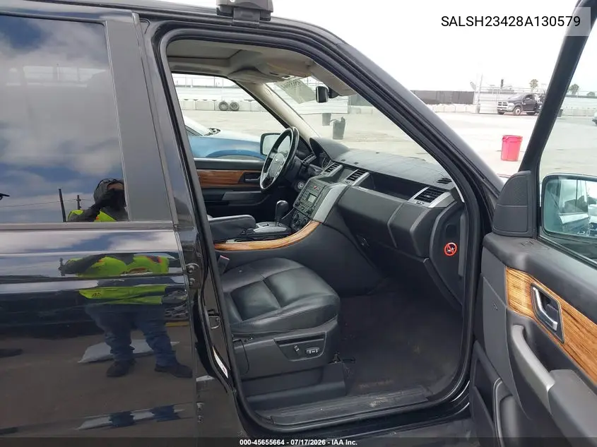2008 Land Rover Range Rover Sport Supercharged VIN: SALSH23428A130579 Lot: 45655664