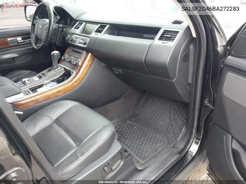 2011 Land Rover Range Rover Sport Hse VIN: SALSF2D46BA272283 Lot: 45483710