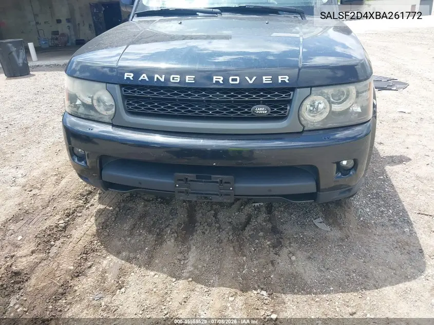 2011 Land Rover Range Rover Sport Hse VIN: SALSF2D4XBA261772 Lot: 45559529