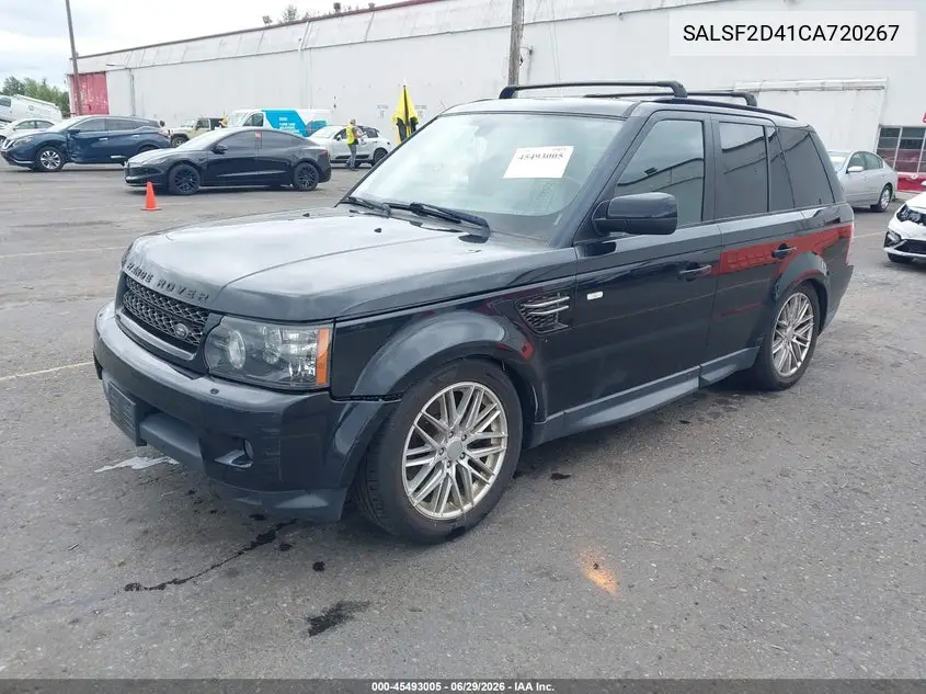 2012 Land Rover Range Rover Sport Hse VIN: SALSF2D41CA720267 Lot: 45493005