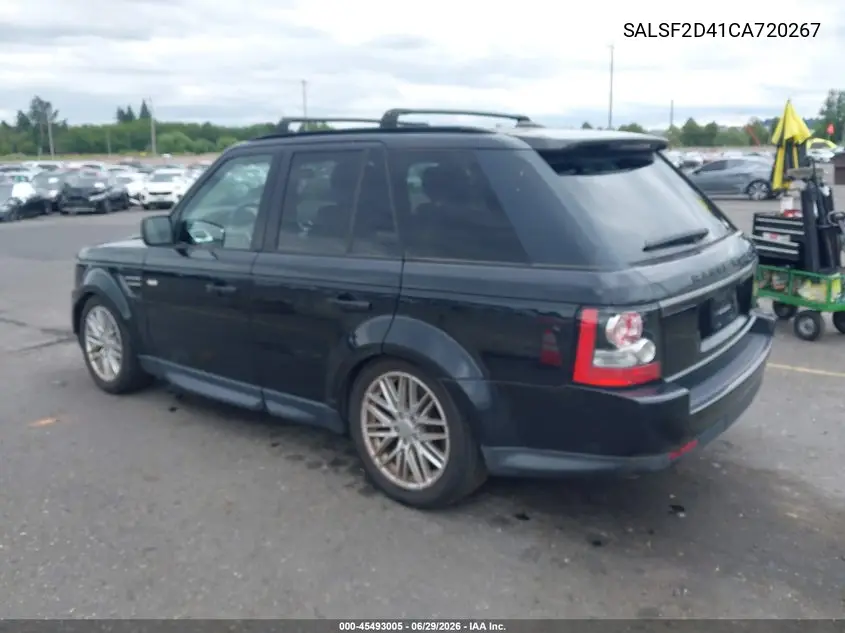 2012 Land Rover Range Rover Sport Hse VIN: SALSF2D41CA720267 Lot: 45493005