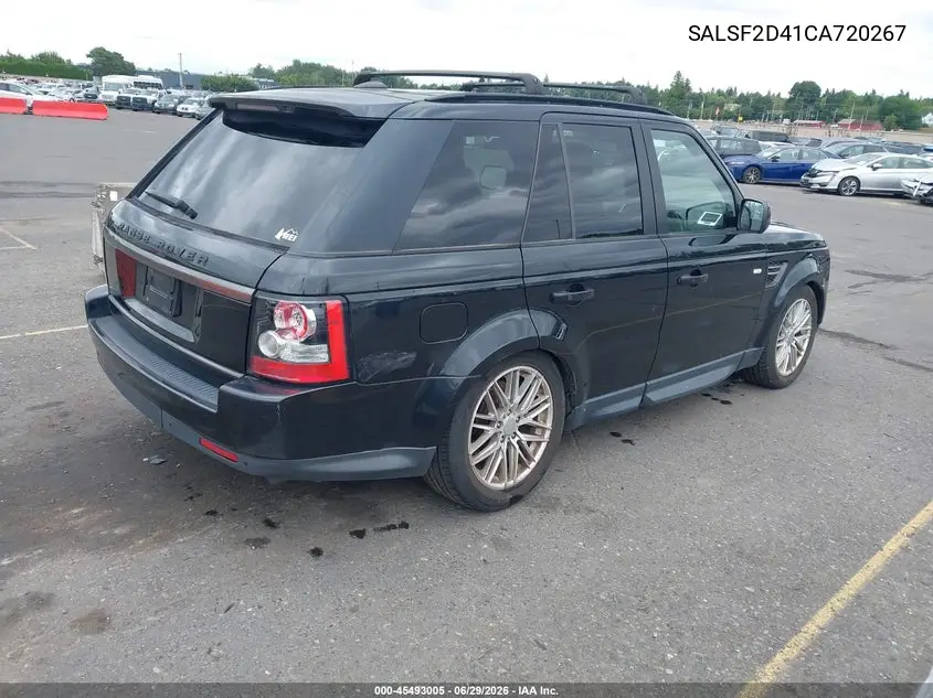 2012 Land Rover Range Rover Sport Hse VIN: SALSF2D41CA720267 Lot: 45493005