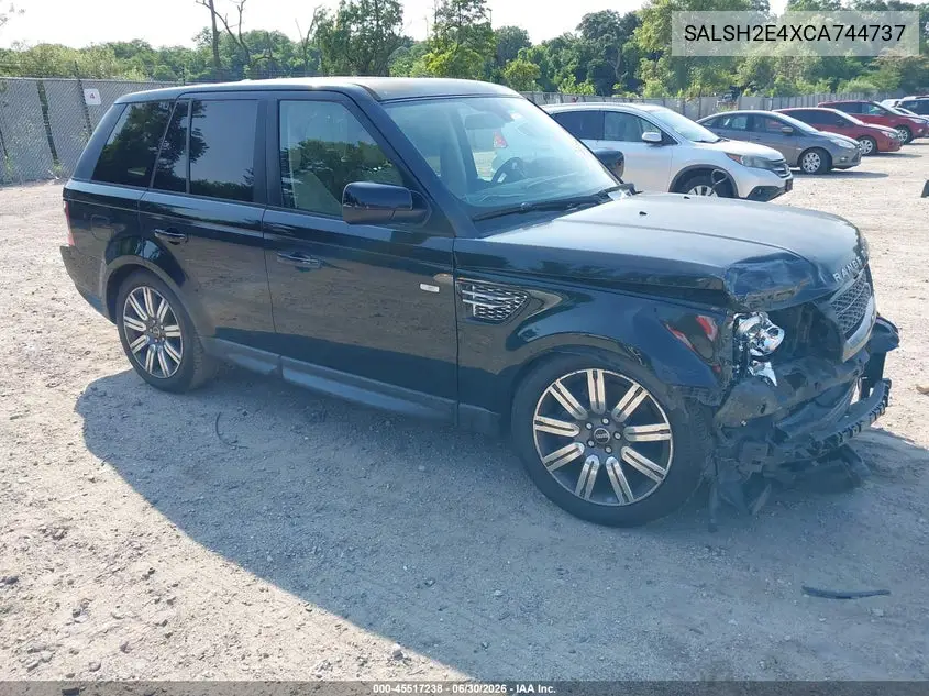 2012 Land Rover Range Rover Sport Supercharged VIN: SALSH2E4XCA744737 Lot: 45517238