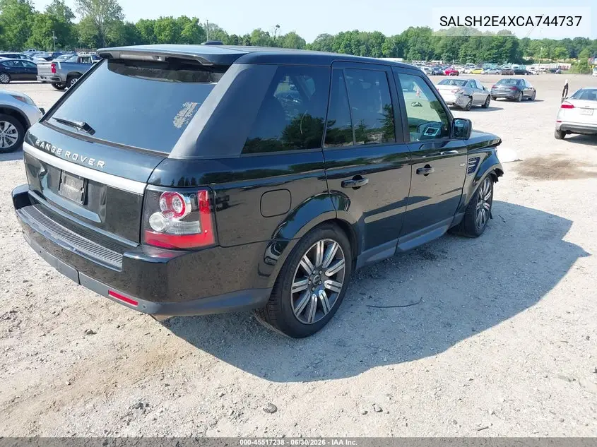 2012 Land Rover Range Rover Sport Supercharged VIN: SALSH2E4XCA744737 Lot: 45517238