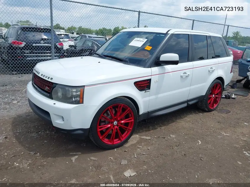 2012 Land Rover Range Rover Sport Supercharged VIN: SALSH2E41CA723193 Lot: 45589454