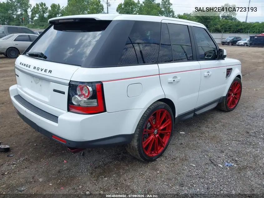 2012 Land Rover Range Rover Sport Supercharged VIN: SALSH2E41CA723193 Lot: 45589454