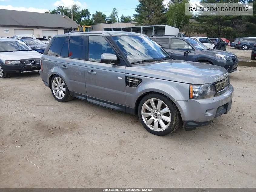 2013 Land Rover Range Rover Sport Hse VIN: SALSF2D41DA808852 Lot: 45388685