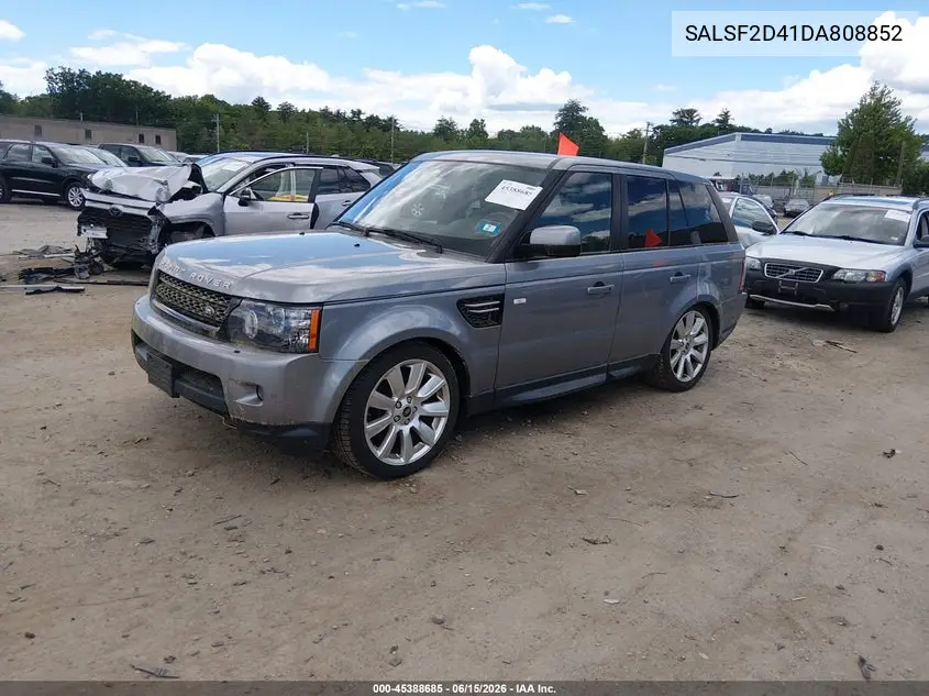 2013 Land Rover Range Rover Sport Hse VIN: SALSF2D41DA808852 Lot: 45388685