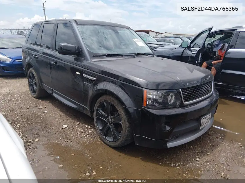 2013 Land Rover Range Rover Sport Hse VIN: SALSF2D44DA765365 Lot: 45619666