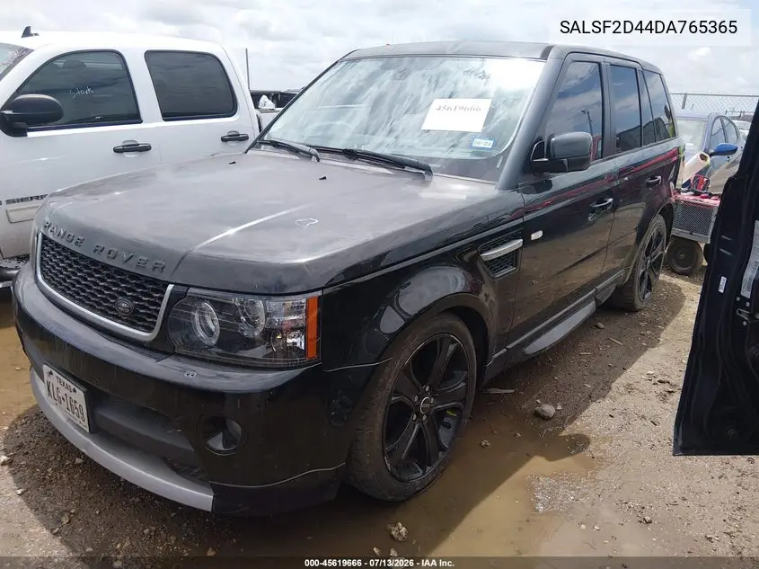 2013 Land Rover Range Rover Sport Hse VIN: SALSF2D44DA765365 Lot: 45619666