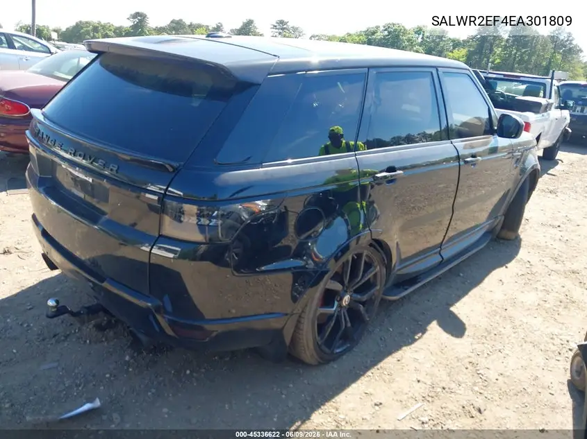 2014 Land Rover Range Rover Sport 5.0L V8 Supercharged VIN: SALWR2EF4EA301809 Lot: 45336622