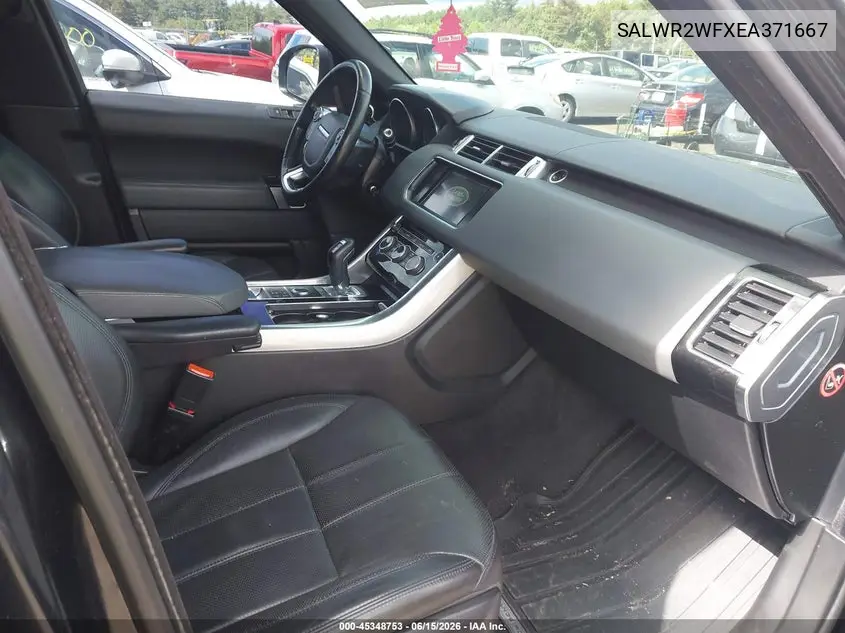 2014 Land Rover Range Rover Sport 3.0L V6 Supercharged Hse VIN: SALWR2WFXEA371667 Lot: 45348753