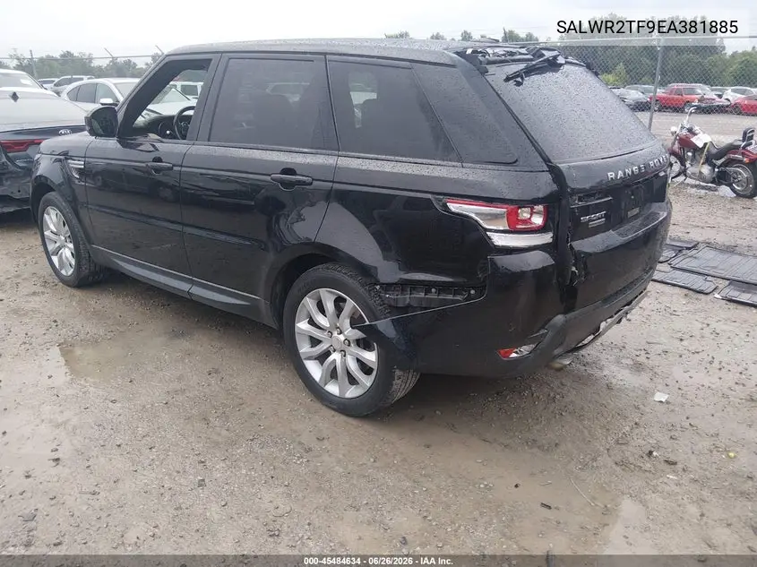 2014 Land Rover Range Rover Sport 5.0L V8 Supercharged VIN: SALWR2TF9EA381885 Lot: 45484634