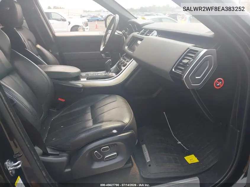 2014 Land Rover Range Rover Sport 3.0L V6 Supercharged Hse VIN: SALWR2WF8EA383252 Lot: 45627790