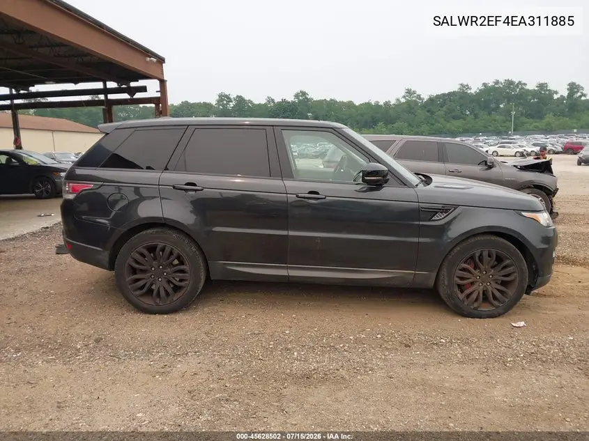 2014 Land Rover Range Rover Sport 5.0L V8 Supercharged VIN: SALWR2EF4EA311885 Lot: 45628502