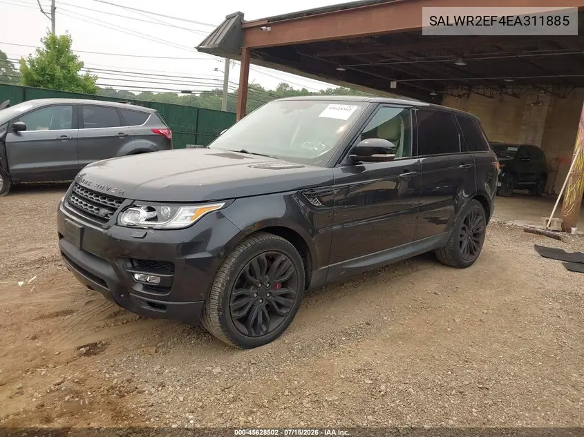 2014 Land Rover Range Rover Sport 5.0L V8 Supercharged VIN: SALWR2EF4EA311885 Lot: 45628502