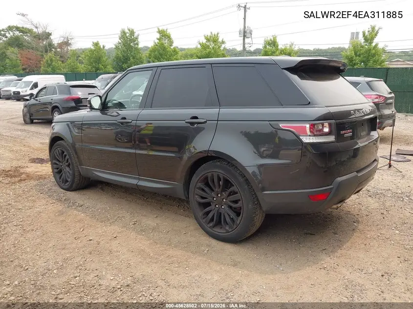 2014 Land Rover Range Rover Sport 5.0L V8 Supercharged VIN: SALWR2EF4EA311885 Lot: 45628502