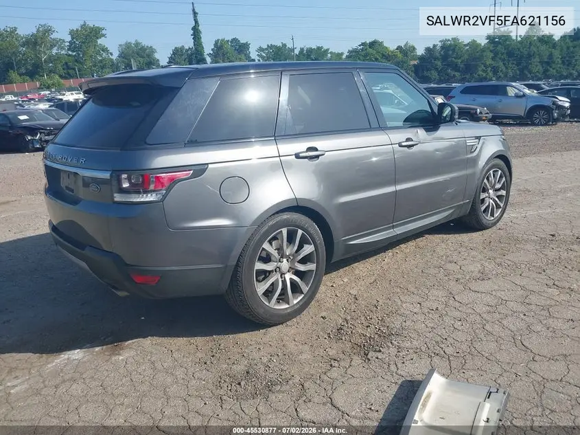 2015 Land Rover Range Rover Sport 3.0L V6 Supercharged Hse VIN: SALWR2VF5FA621156 Lot: 45530877