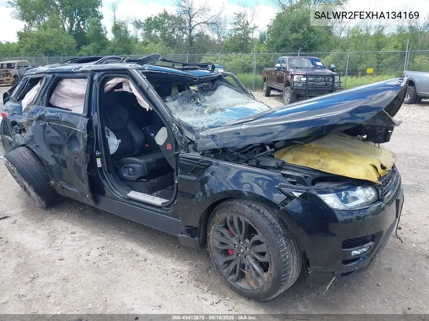 2017 Land Rover Range Rover Sport 5.0L V8 Supercharged/5.0L V8 Supercharged Dynamic VIN: SALWR2FEXHA134169 Lot: 45412678
