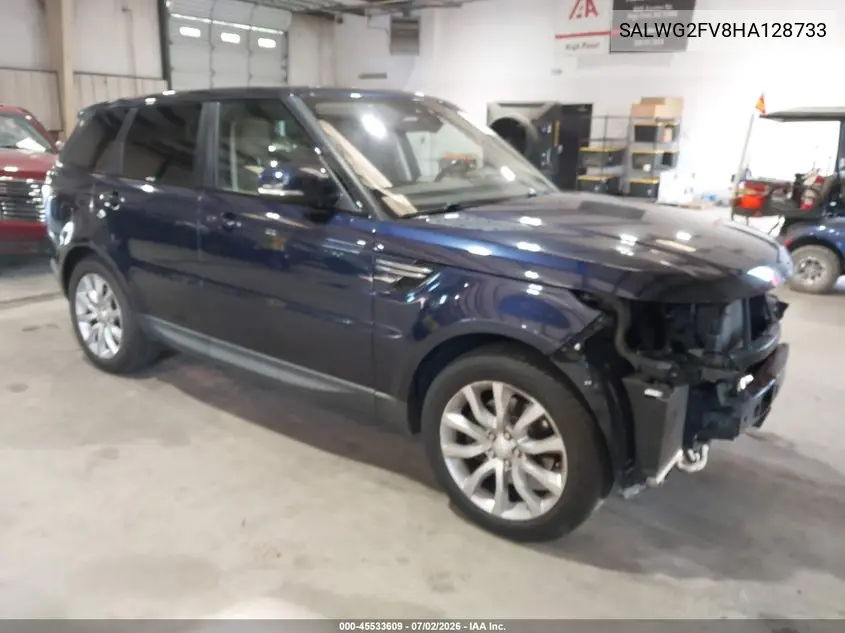 2017 Land Rover Range Rover Sport 3.0L V6 Supercharged Se VIN: SALWG2FV8HA128733 Lot: 45533609