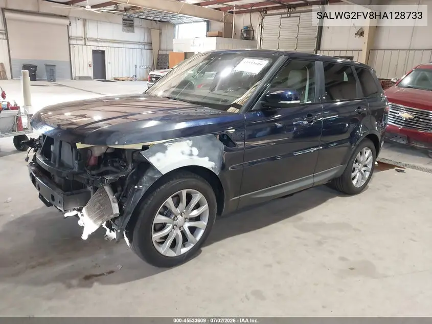 2017 Land Rover Range Rover Sport 3.0L V6 Supercharged Se VIN: SALWG2FV8HA128733 Lot: 45533609