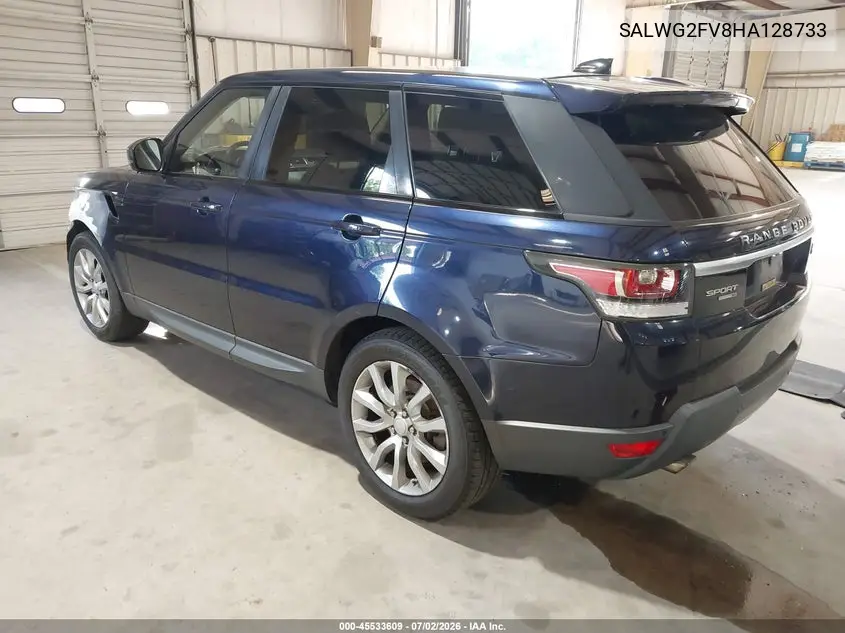 2017 Land Rover Range Rover Sport 3.0L V6 Supercharged Se VIN: SALWG2FV8HA128733 Lot: 45533609