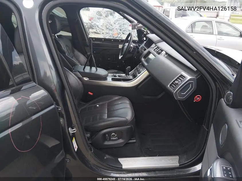 2017 Land Rover Range Rover Sport 3.0L V6 Supercharged Hse Dynamic VIN: SALWV2FV4HA126158 Lot: 45576345