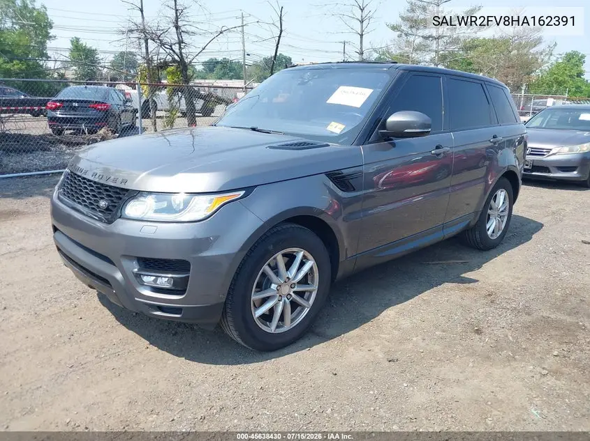 2017 Land Rover Range Rover Sport 3.0L V6 Supercharged Hse VIN: SALWR2FV8HA162391 Lot: 45638430