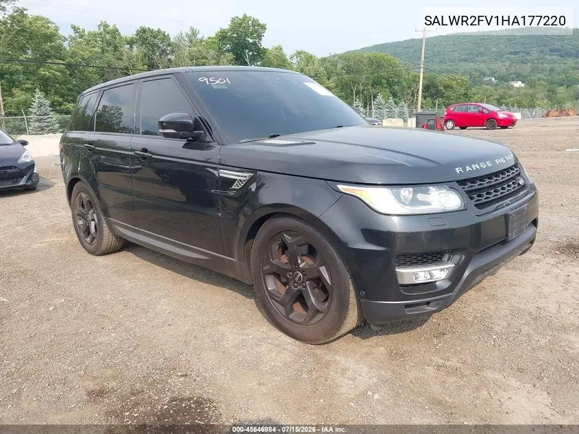 2017 Land Rover Range Rover Sport 3.0L V6 Supercharged Hse VIN: SALWR2FV1HA177220 Lot: 45646984