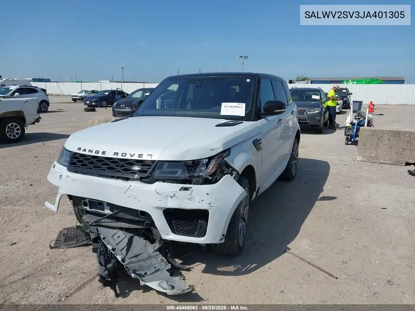 2018 Land Rover Range Rover Sport Hse Dynamic VIN: SALWV2SV3JA401305 Lot: 45468063