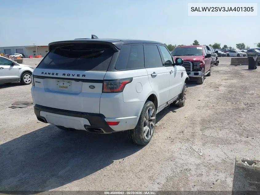 2018 Land Rover Range Rover Sport Hse Dynamic VIN: SALWV2SV3JA401305 Lot: 45468063
