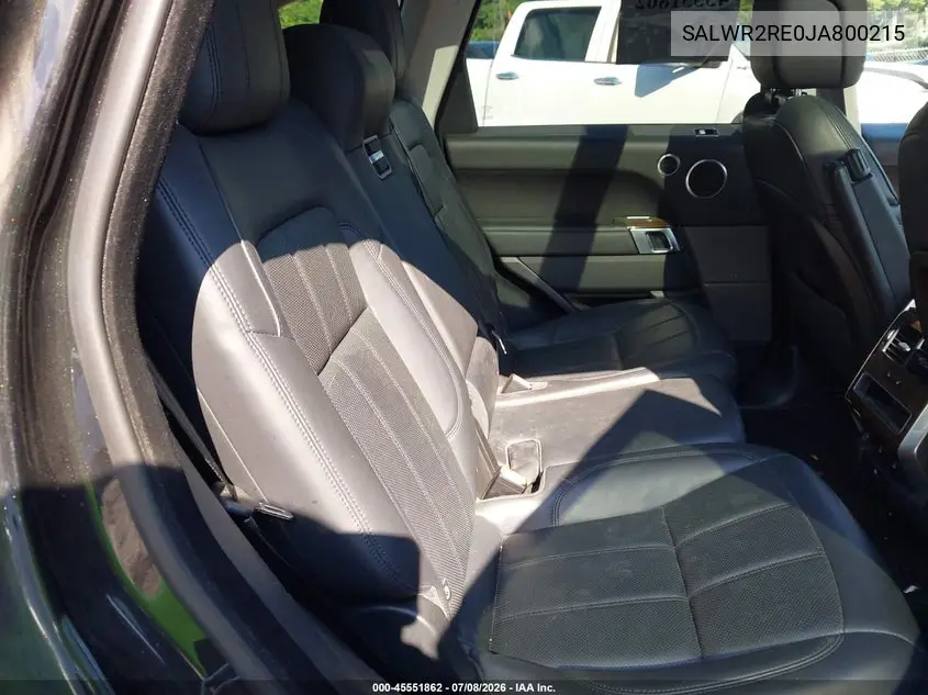 2018 Land Rover Range Rover Sport Supercharged/Supercharged Dynamic VIN: SALWR2RE0JA800215 Lot: 45551862