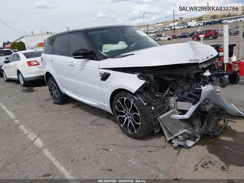 2019 Land Rover Range Rover Sport Supercharged Dynamic VIN: SALWR2REXKA833756 Lot: 45237038