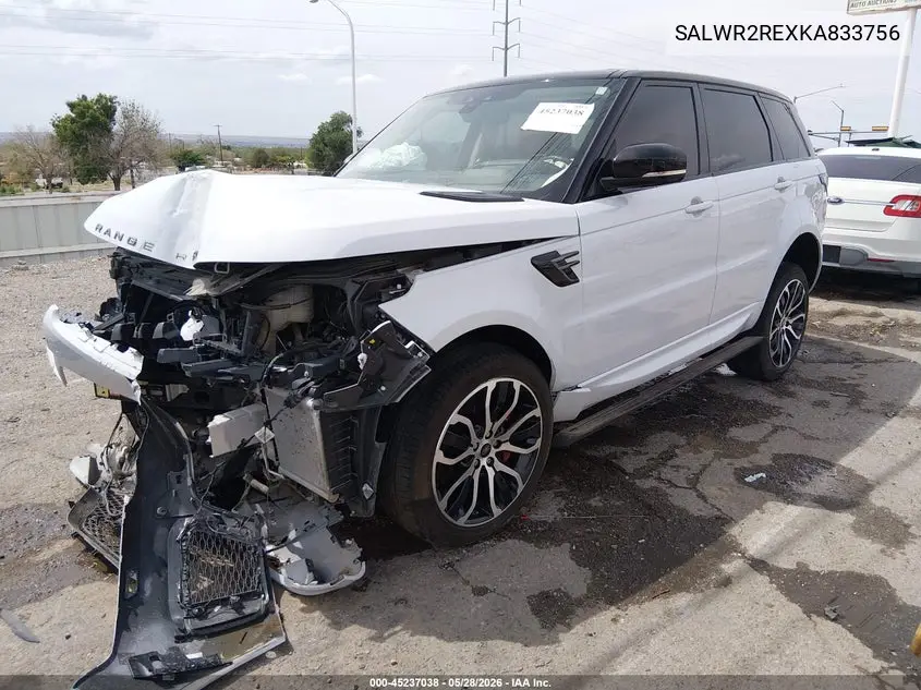 2019 Land Rover Range Rover Sport Supercharged Dynamic VIN: SALWR2REXKA833756 Lot: 45237038