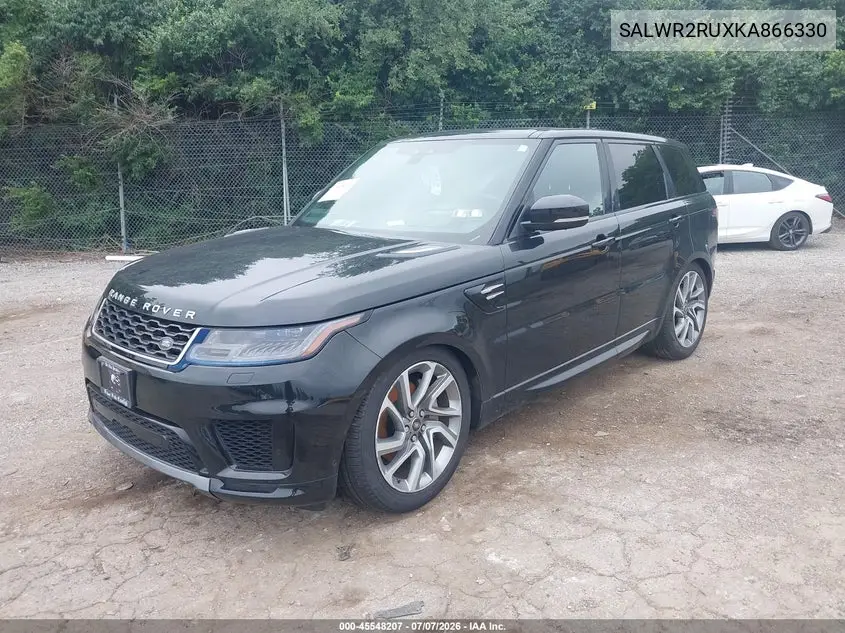 2019 Land Rover Range Rover Sport Hse Mhev VIN: SALWR2RUXKA866330 Lot: 45548207