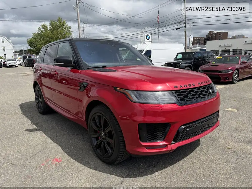 2020 Land Rover Range Rover Sport P525 Hse VIN: SALWR2SE5LA730398 Lot: 45278329
