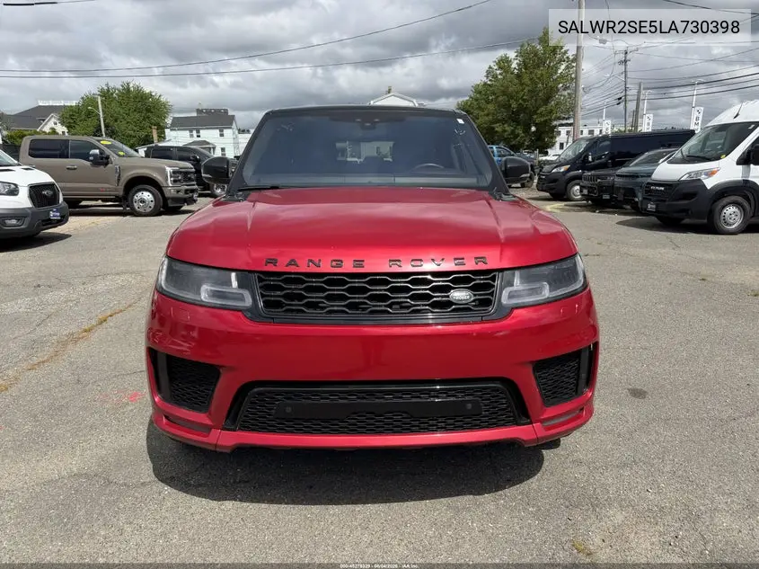 2020 Land Rover Range Rover Sport P525 Hse VIN: SALWR2SE5LA730398 Lot: 45278329