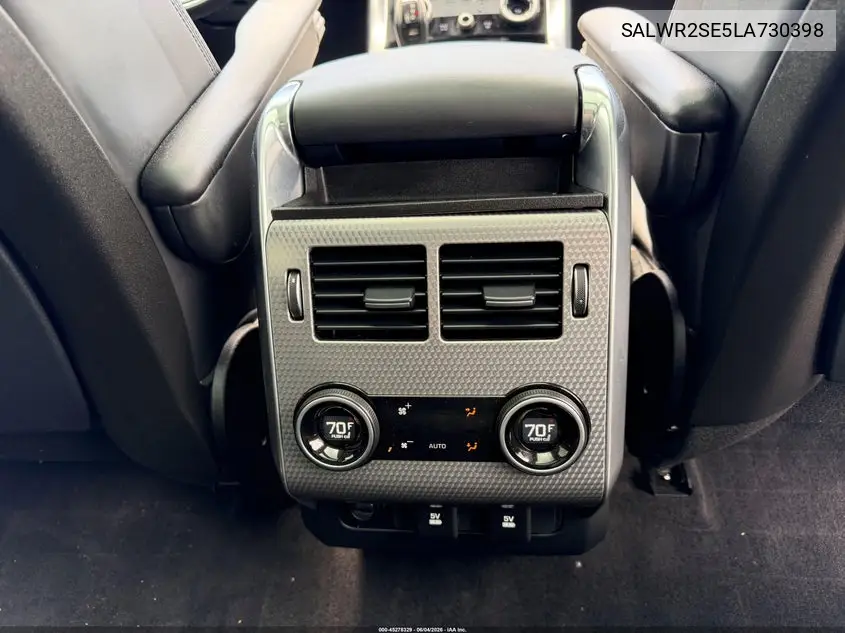2020 Land Rover Range Rover Sport P525 Hse VIN: SALWR2SE5LA730398 Lot: 45278329