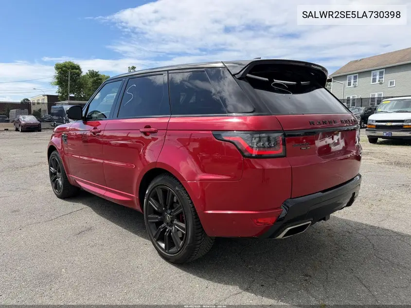 2020 Land Rover Range Rover Sport P525 Hse VIN: SALWR2SE5LA730398 Lot: 45278329