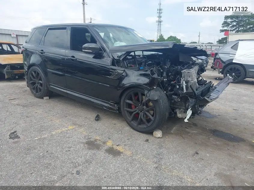2020 Land Rover Range Rover Sport Svr VIN: SALWZ2RE4LA717132 Lot: 45348868