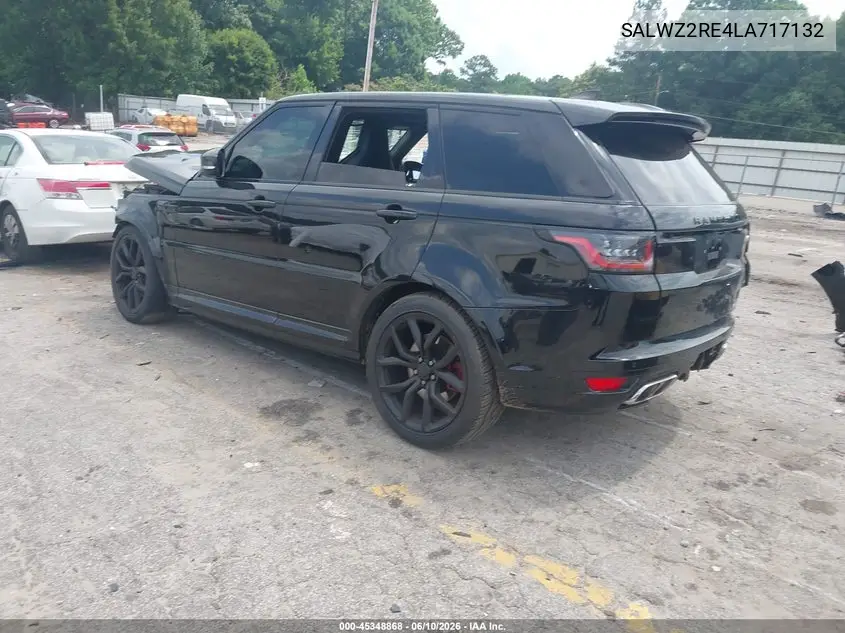 2020 Land Rover Range Rover Sport Svr VIN: SALWZ2RE4LA717132 Lot: 45348868