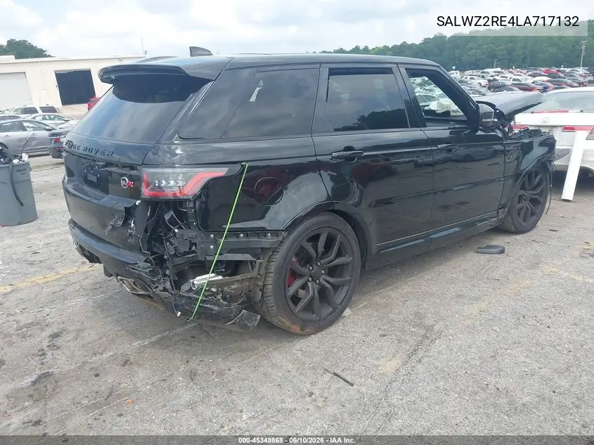 2020 Land Rover Range Rover Sport Svr VIN: SALWZ2RE4LA717132 Lot: 45348868