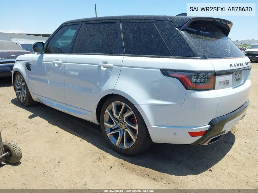 2020 Land Rover Range Rover Sport Hse Dynamic VIN: SALWR2SEXLA878630 Lot: 45378049