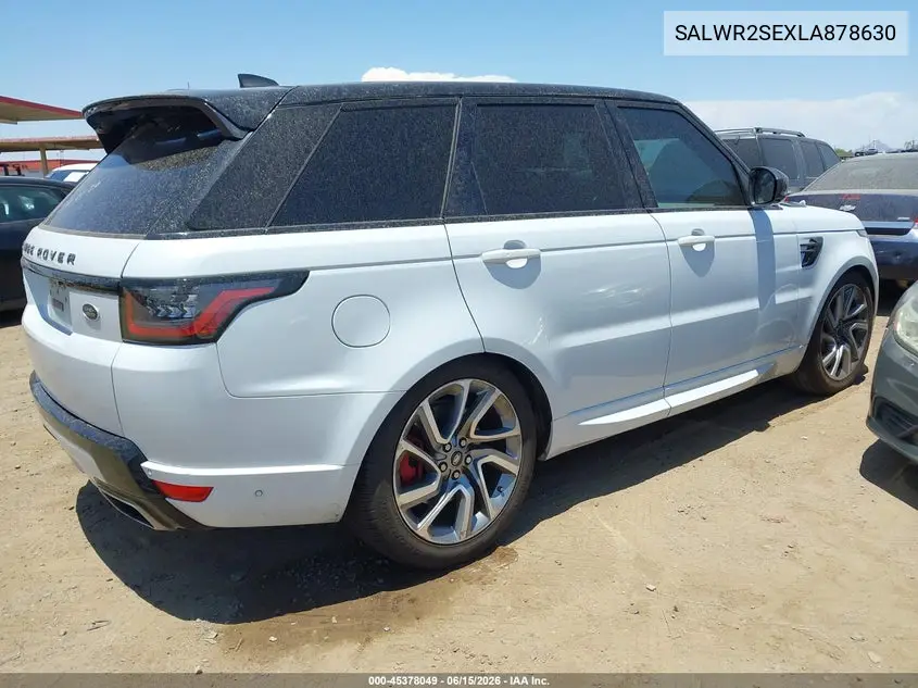 2020 Land Rover Range Rover Sport Hse Dynamic VIN: SALWR2SEXLA878630 Lot: 45378049